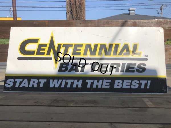 画像6: Vintage CENTENNIAL BATTERIES Metal Sign (B443)