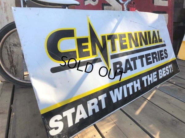 画像3: Vintage CENTENNIAL BATTERIES Metal Sign (B443)