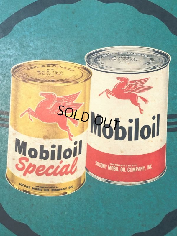 画像13: 50s Vintage Mobil Lubrication Oil Chart (B444)