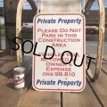 Vintage Road Sign Private Property (B450) 