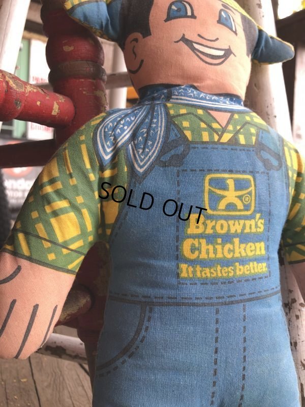 画像5: Vintage Advertising Pillow Doll  Brown's Chicken (B074)