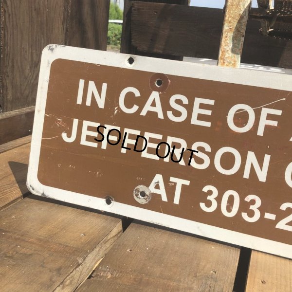 画像3: Vintage Road Sign Call 911 (B455)