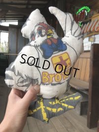 Vintage Advertising Pillow Doll  Brown's Chicken (B070)
