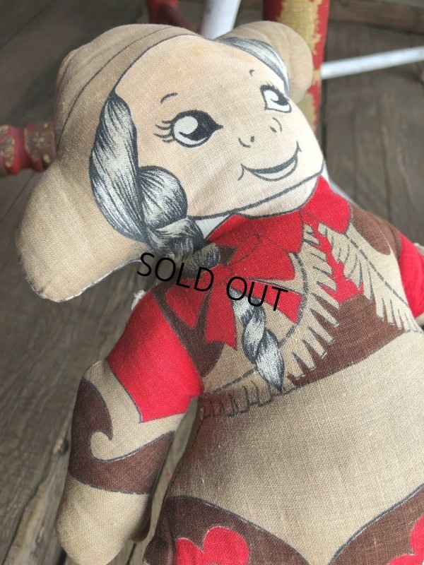画像3: Vintage Advertising Pillow Doll Western Cow Girl (B072)