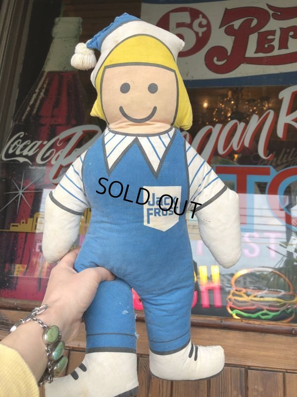 画像1: Vintage Advertising Pillow Doll Jack Frost (B080)