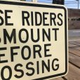 画像3: Vintage Road Sign HORSE RIDERS (B448)  (3)
