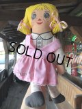 Vintage Advertising Pillow Doll Daisy  (B124)