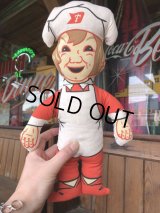 Vintage Advertising Pillow Doll  Chef (B077)