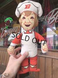 Vintage Advertising Pillow Doll  Chef (B077)