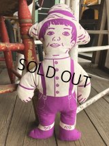 Vintage Advertising Pillow Doll  Farmer (B075)