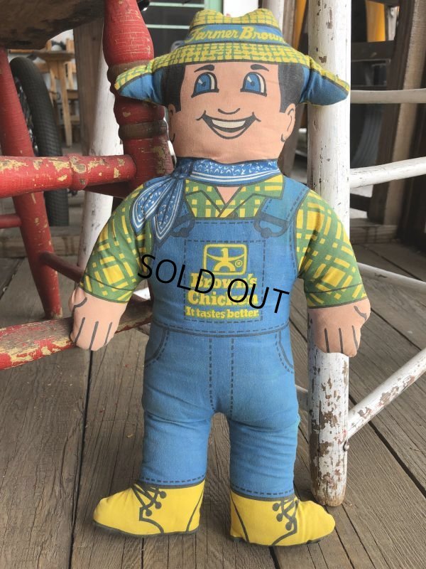 画像4: Vintage Advertising Pillow Doll  Brown's Chicken (B074)