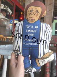 Vintage Advertising Pillow Doll CE Monkey (B106)