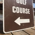 画像3: Vintage Road Sign W. GOLF COURSE (B453)  (3)