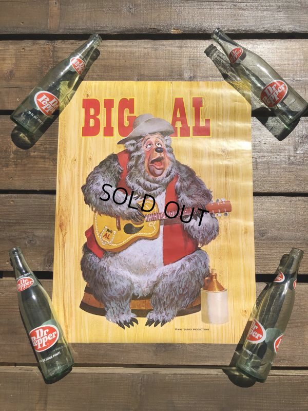 画像1: Vintage Disney BIG AL Country Bear Jamboree Original Poster (B449)