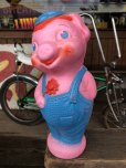 画像2: Vintage PIG Plastic Mold Piggy Bank (S491) (2)