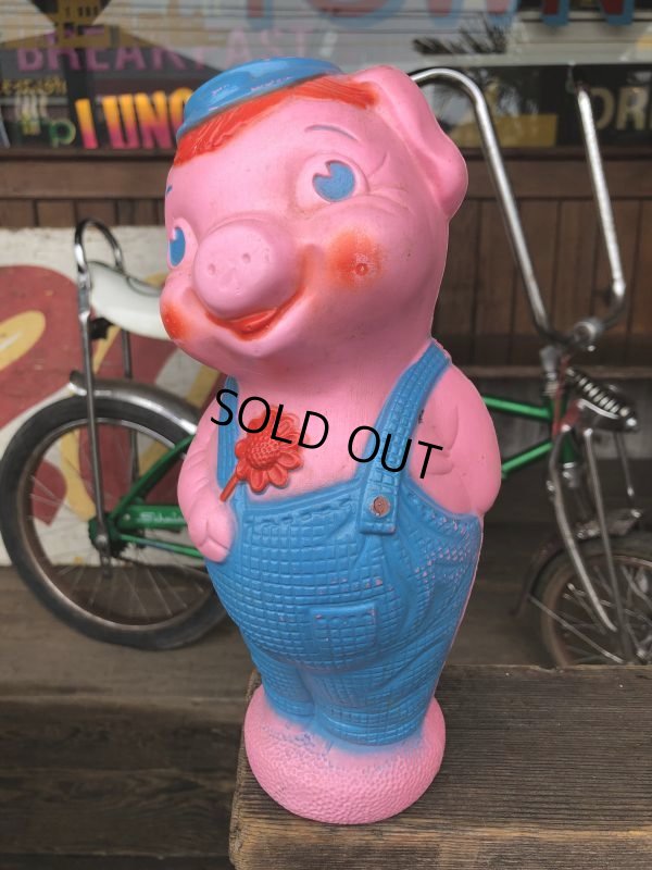 画像2: Vintage PIG Plastic Mold Piggy Bank (S491)