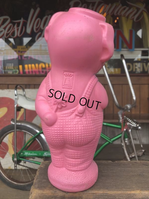 画像4: Vintage PIG Plastic Mold Piggy Bank (S491)