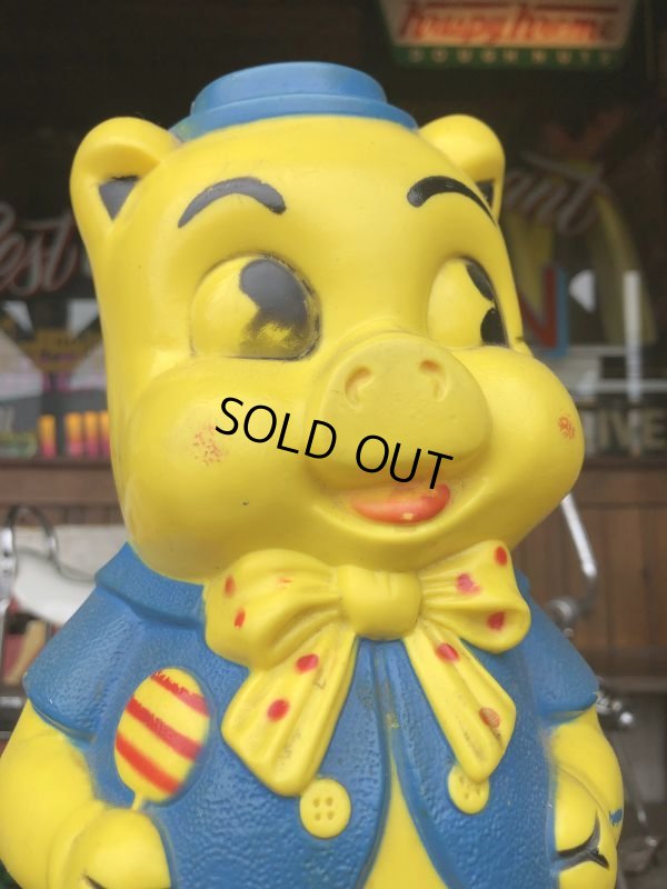 画像6: Vintage Piggy Bank Dot Ribbon (S821)