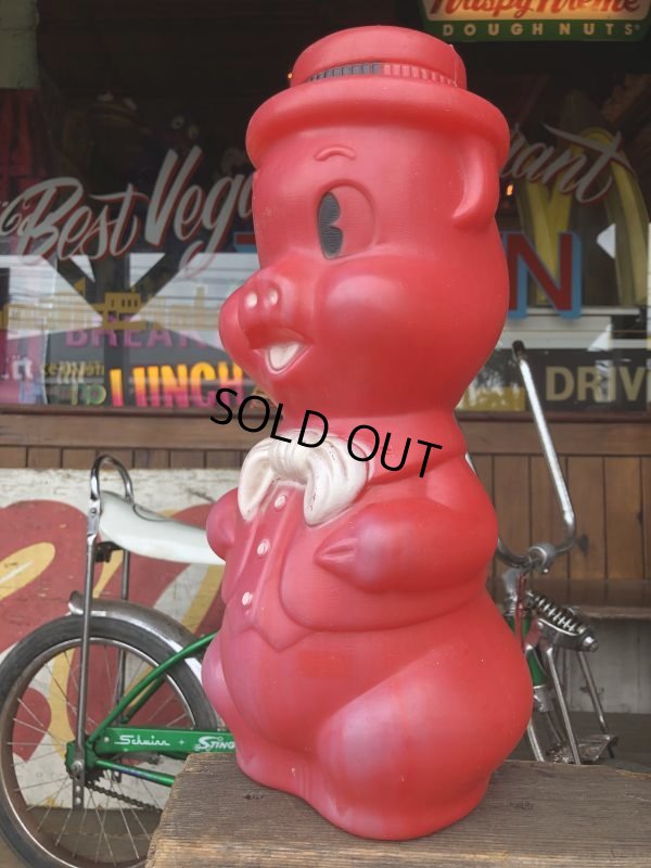 画像4: Vintage Piggy Bank Big Red (S825)