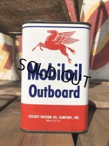 Vintage Mobiloil Outboard Can (B457)