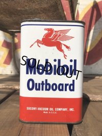 Vintage Mobiloil Outboard Can (B457)