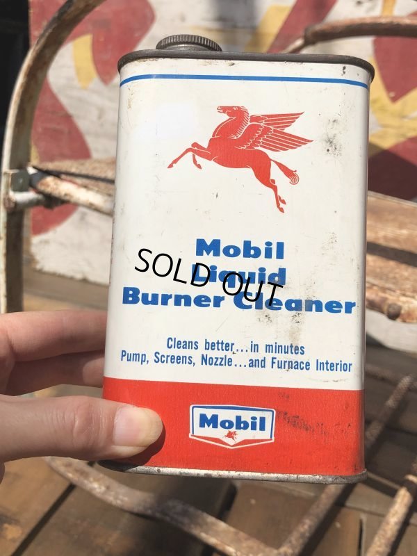 画像6: Vintage Mobil Liquid Burner Cleaner Can (B455)