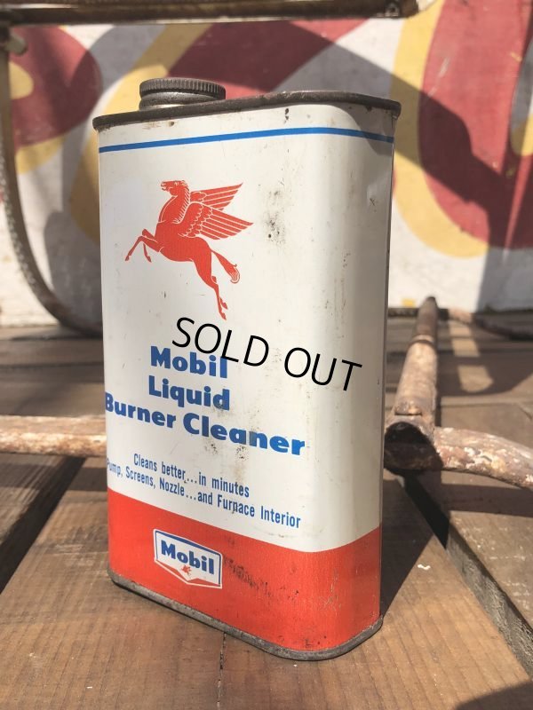 画像2: Vintage Mobil Liquid Burner Cleaner Can (B455)