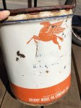 画像6: Vintage Mobil 5GL Motor Gas/Oil Can (S916)