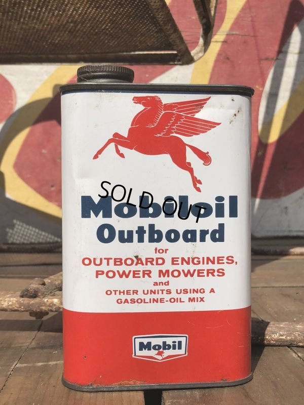 画像1: Vintage Mobiloil Outboard Can (B458)