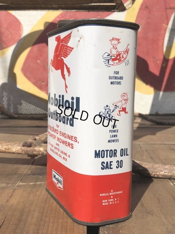 画像2: Vintage Mobiloil Outboard Can (B458)