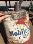 画像6: Vintage Mobil 5GL Motor Gas/Oil Can (B452) 