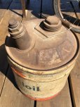 画像5: Vintage Mobil 5GL Motor Gas/Oil Can (S917) 