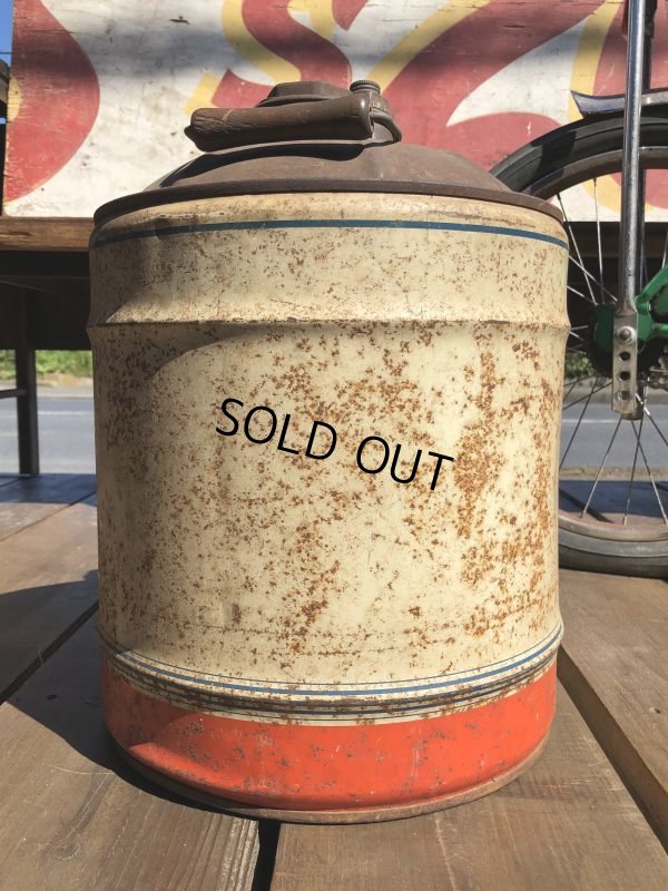 画像3: Vintage Mobil 5GL Motor Gas/Oil Can (S917)