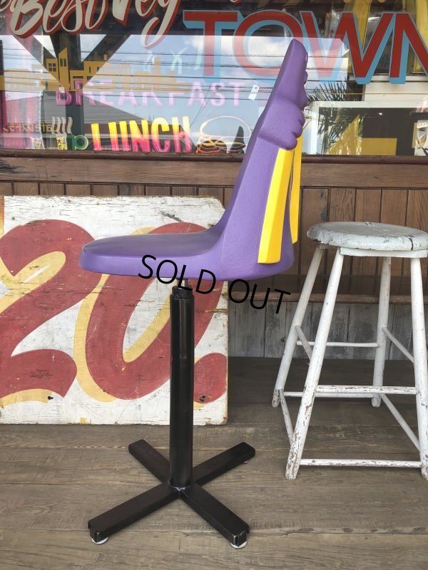 画像4: Vintage Mcdonald's Playland Chair Grimace (B460)