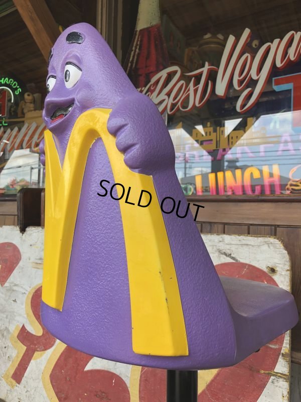 画像7: Vintage Mcdonald's Playland Chair Grimace (B460)