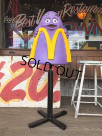 Vintage Mcdonald's Playland Chair Grimace (B460）