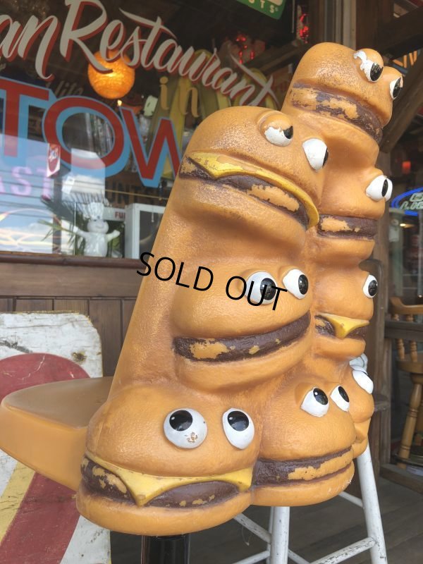 画像7: Vintage Mcdonald's Playland Chair Hamburger & Cheeseburger (B461)