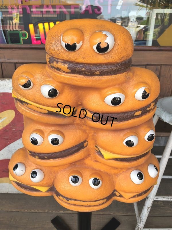 画像9: Vintage Mcdonald's Playland Chair Hamburger & Cheeseburger (B461)