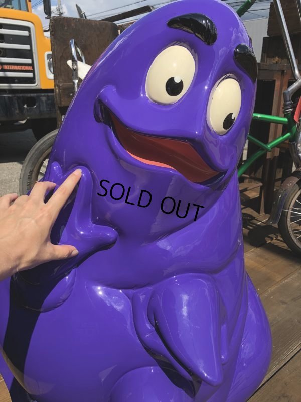 画像8: Vintage Mcdonald's Playland Grimace Statue (B463）