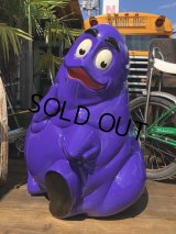 Vintage Mcdonald's Playland Grimace Statue (B463）