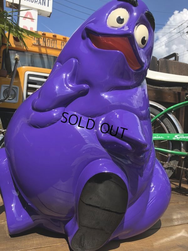 画像5: Vintage Mcdonald's Playland Grimace Statue (B463）