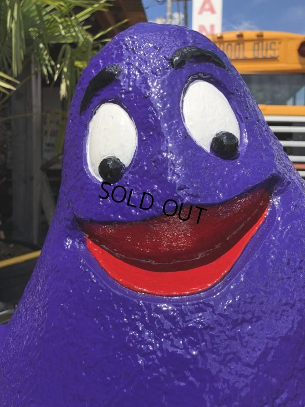 画像7: Vintage Mcdonald's Playland Grimace Statue (B464)