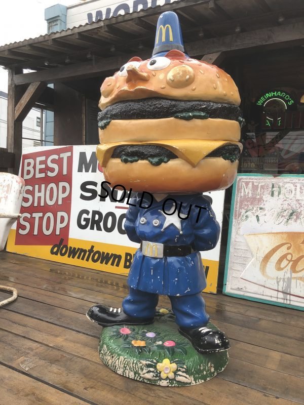 画像2: Vintage Mcdonald's Playland Officer Big Mac Police Statue (B465）