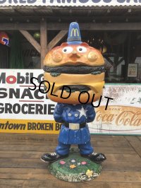 Vintage Mcdonald's Playland Officer Big Mac Police Statue (B465）