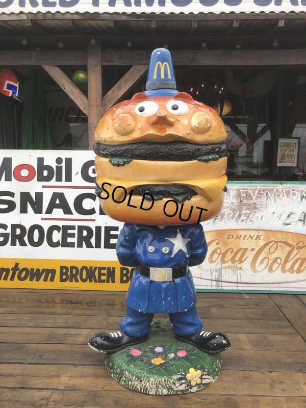 画像1: Vintage Mcdonald's Playland Officer Big Mac Police Statue (B465）