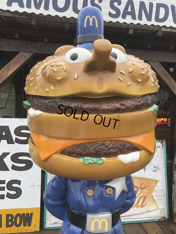 画像9: Vintage Mcdonald's Playland Officer Big Mac Police Statue (B466)