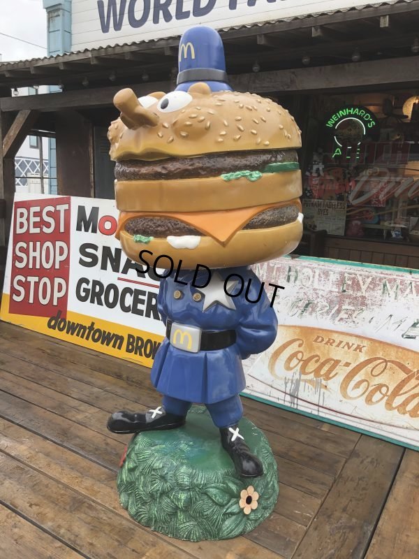 画像3: Vintage Mcdonald's Playland Officer Big Mac Police Statue (B466)