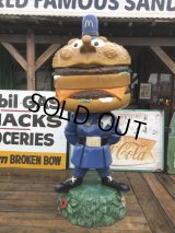 Vintage Mcdonald's Playland Officer Big Mac Police Statue (B466）