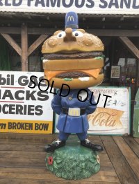 Vintage Mcdonald's Playland Officer Big Mac Police Statue (B466）