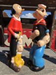 画像5: 70s Vintage Clubmates Popeye & Olive Rubber Doll Set (B468)